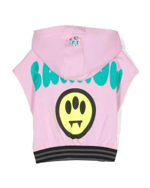 Barrow kids ロゴプリント フーディー ピンク - サムネイル2