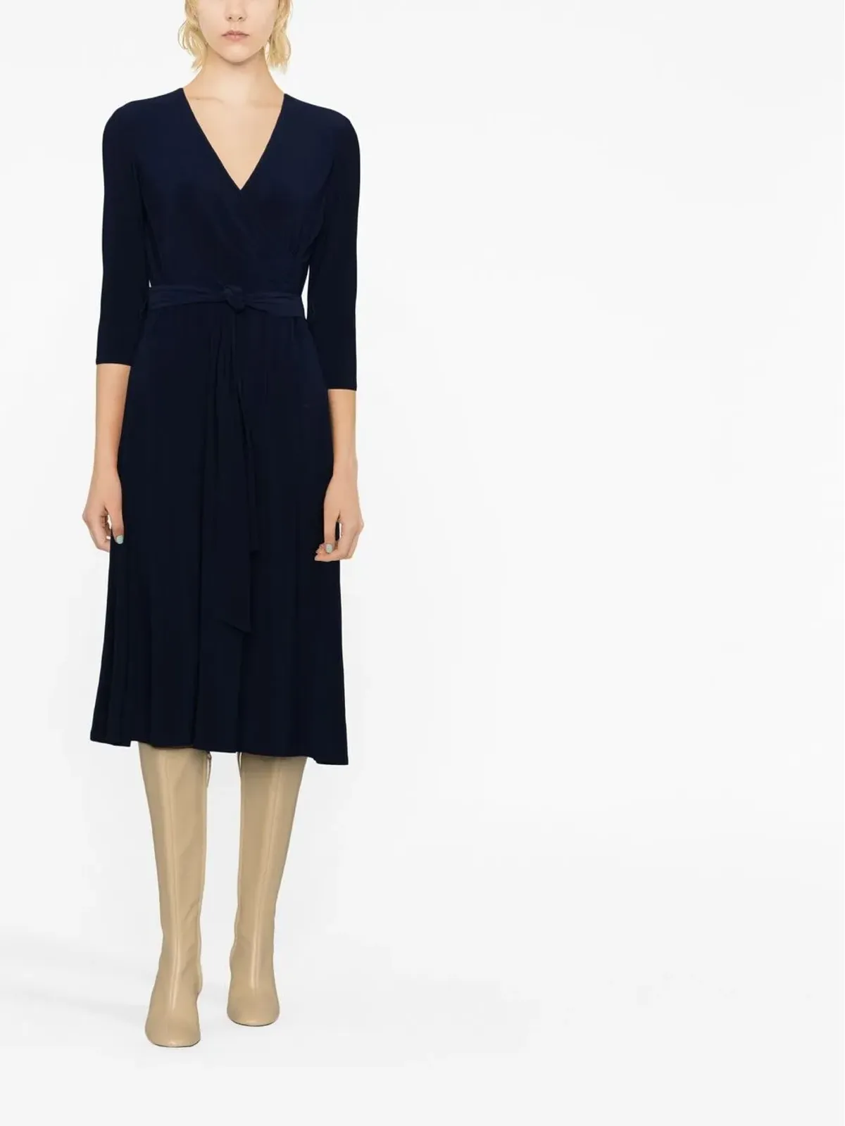 Lauren Ralph Lauren Carlyna タイウエスト ドレス - 画像2