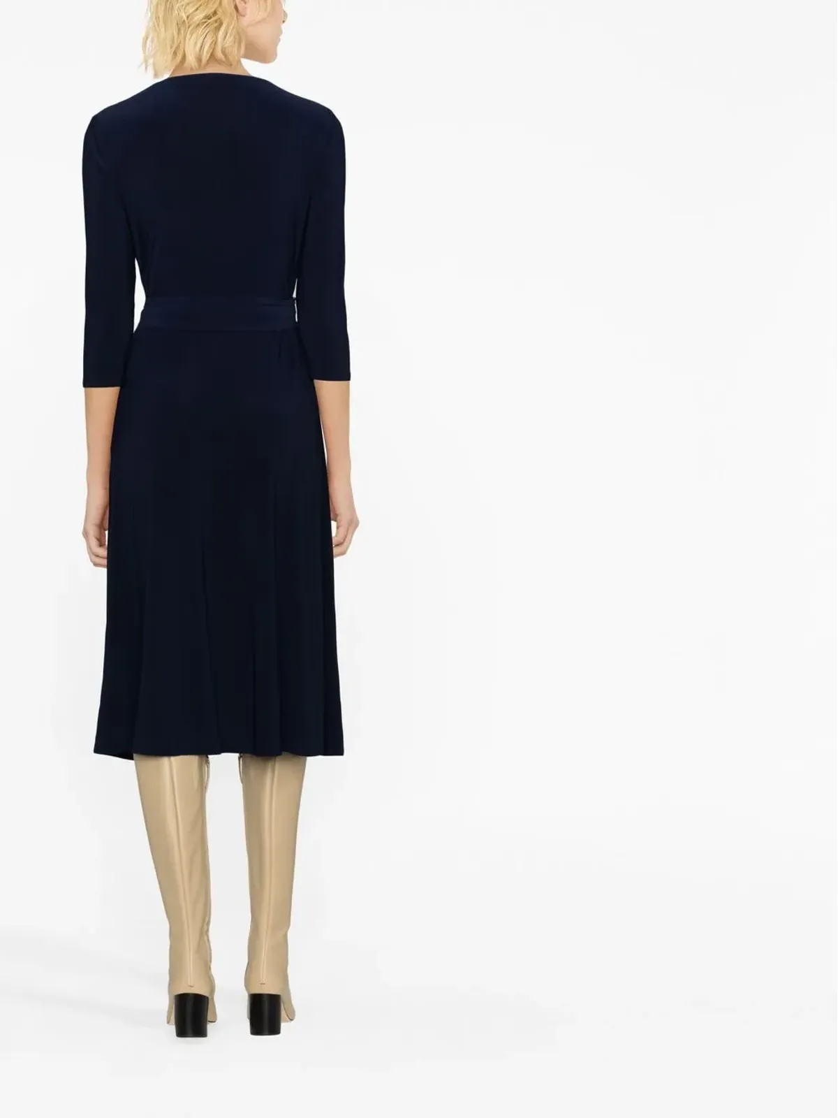 Lauren Ralph Lauren Carlyna タイウエスト ドレス - 画像3