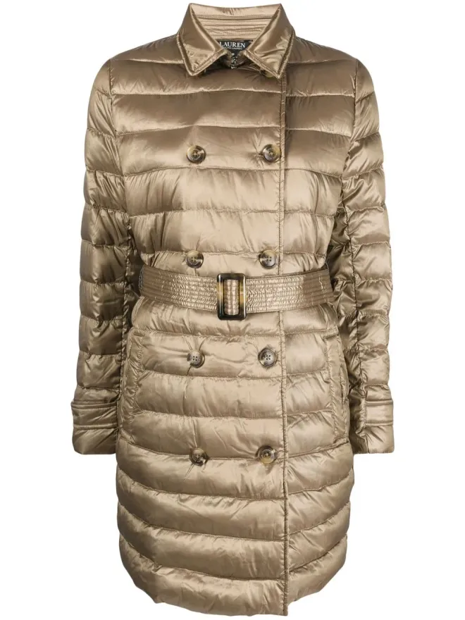 Lauren Ralph Lauren Lauren Ralph Lauren ベルト付きウエストのパディドコートの商品画像