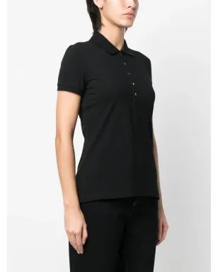 Lauren Ralph Lauren 刺繍ロゴ ポロシャツ - ブラック - サムネイル3