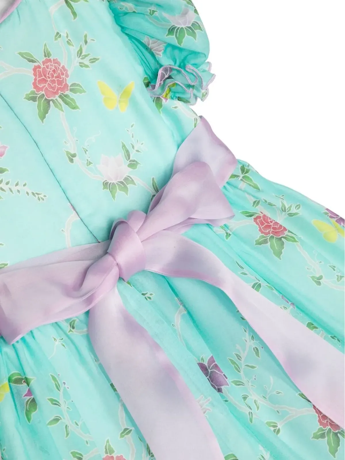 La Stupenderia Serena floral-print dress - Blue - 画像3