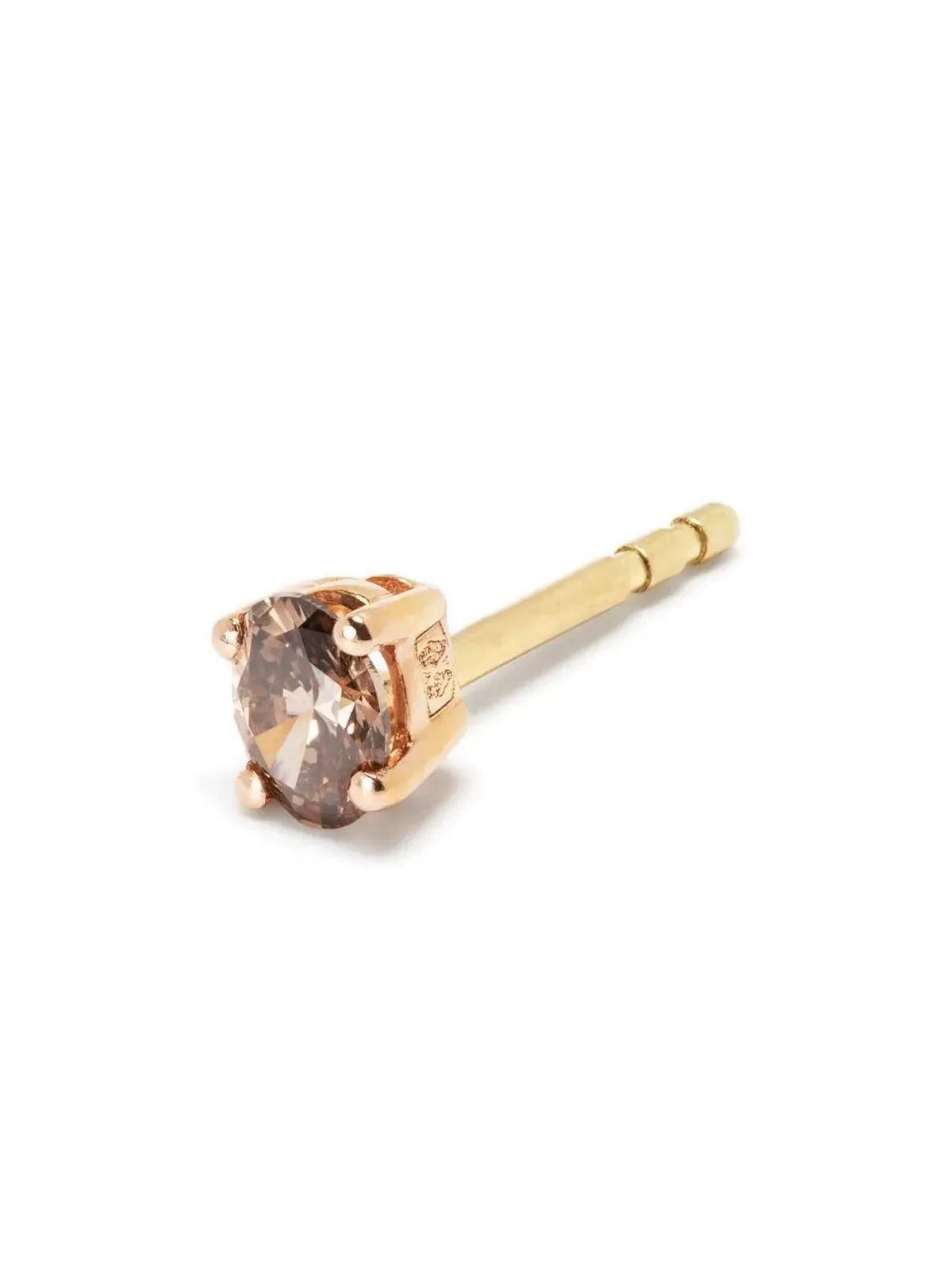Wouters & Hendrix Gold 18kt ローズ＆イエローゴールド ダイヤモンドスタッドピアス - 画像3