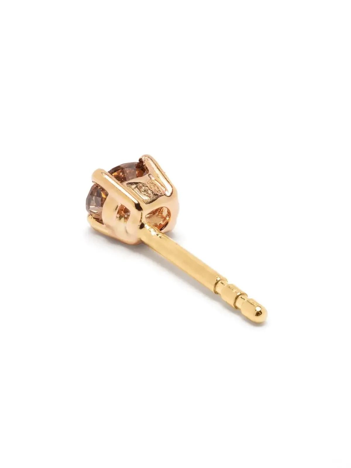 Wouters & Hendrix Gold 18kt ローズ＆イエローゴールド ダイヤモンドスタッドピアス - 画像4