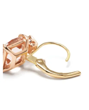 Wouters & Hendrix Gold 18kt ローズゴールド ダイヤモンドとモルガナイト イヤリング - サムネイル4