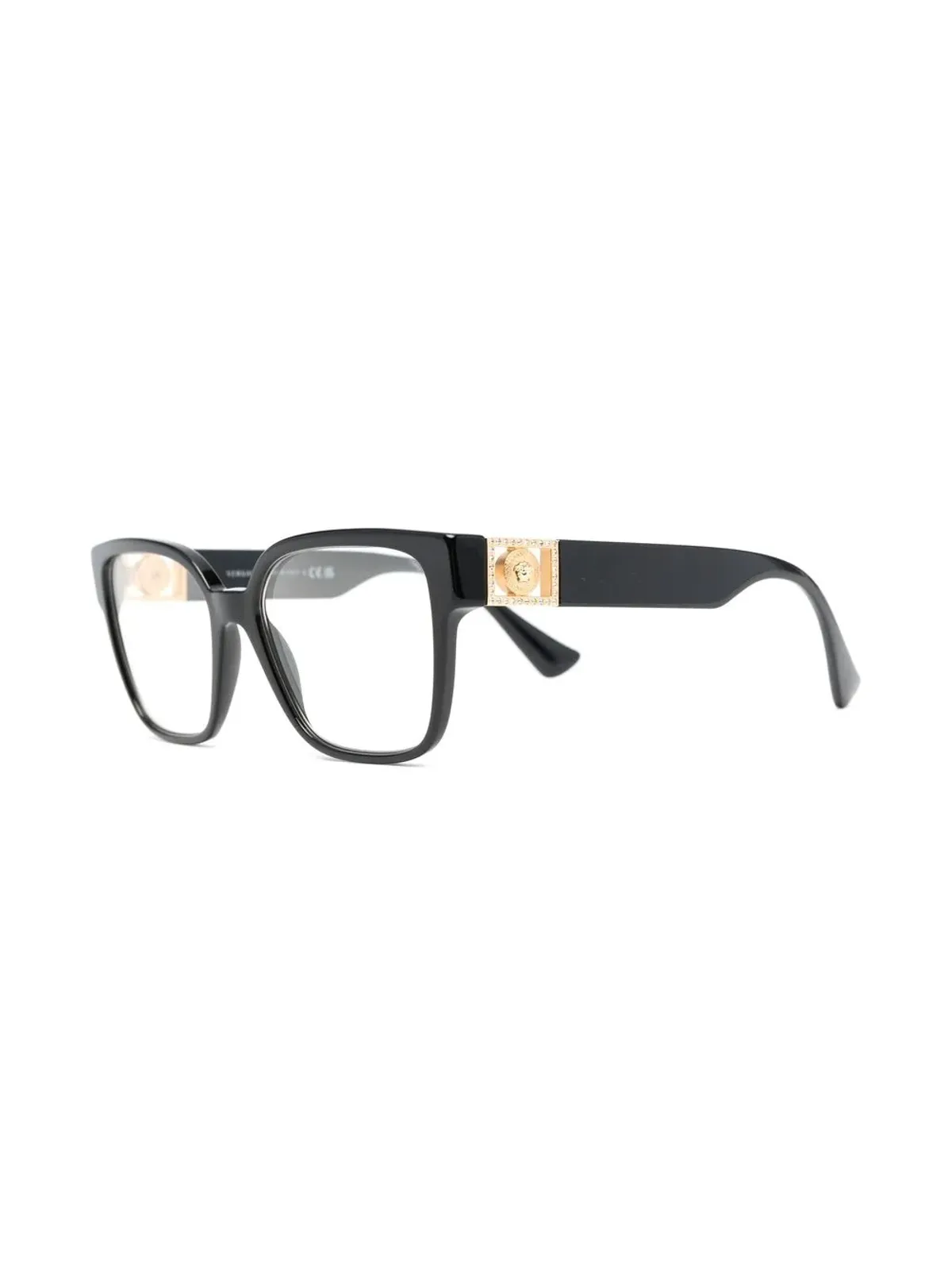 Versace Eyewear メデューサチャーム スクエアフレーム眼鏡 - 画像2