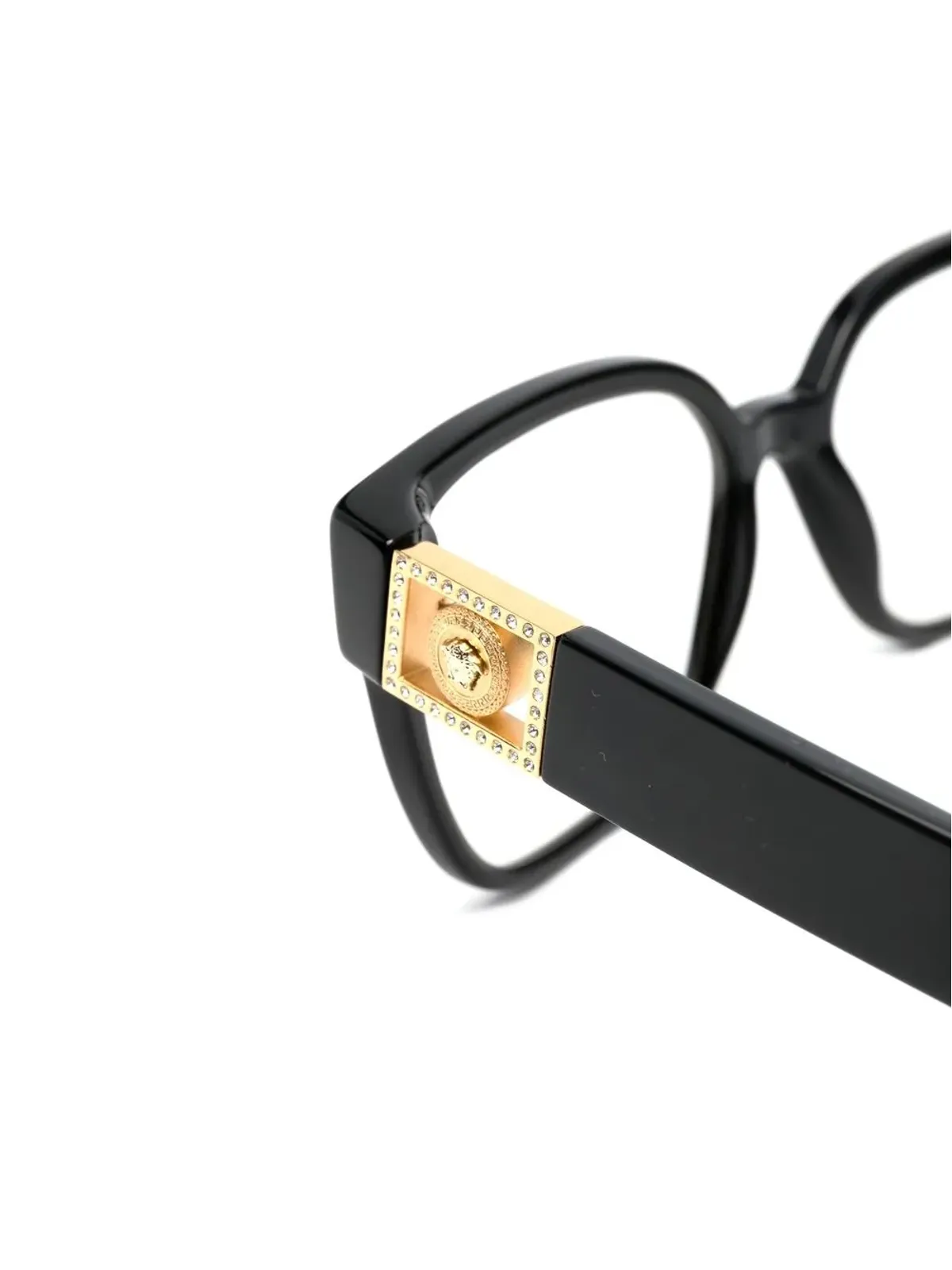 Versace Eyewear メデューサチャーム スクエアフレーム眼鏡 - 画像3