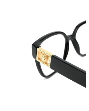 Versace Eyewear メデューサチャーム スクエアフレーム眼鏡 - サムネイル3