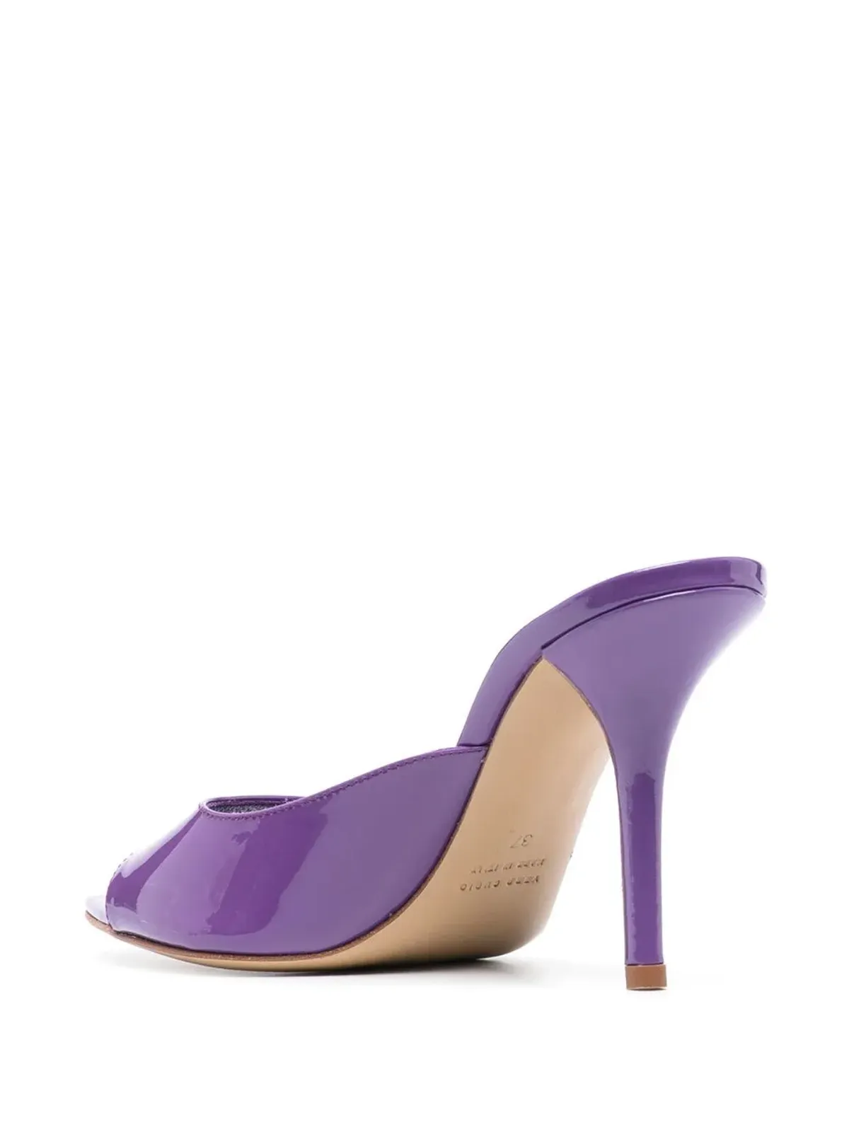 GIABORGHINI Perni patent leather サンダル - 画像3