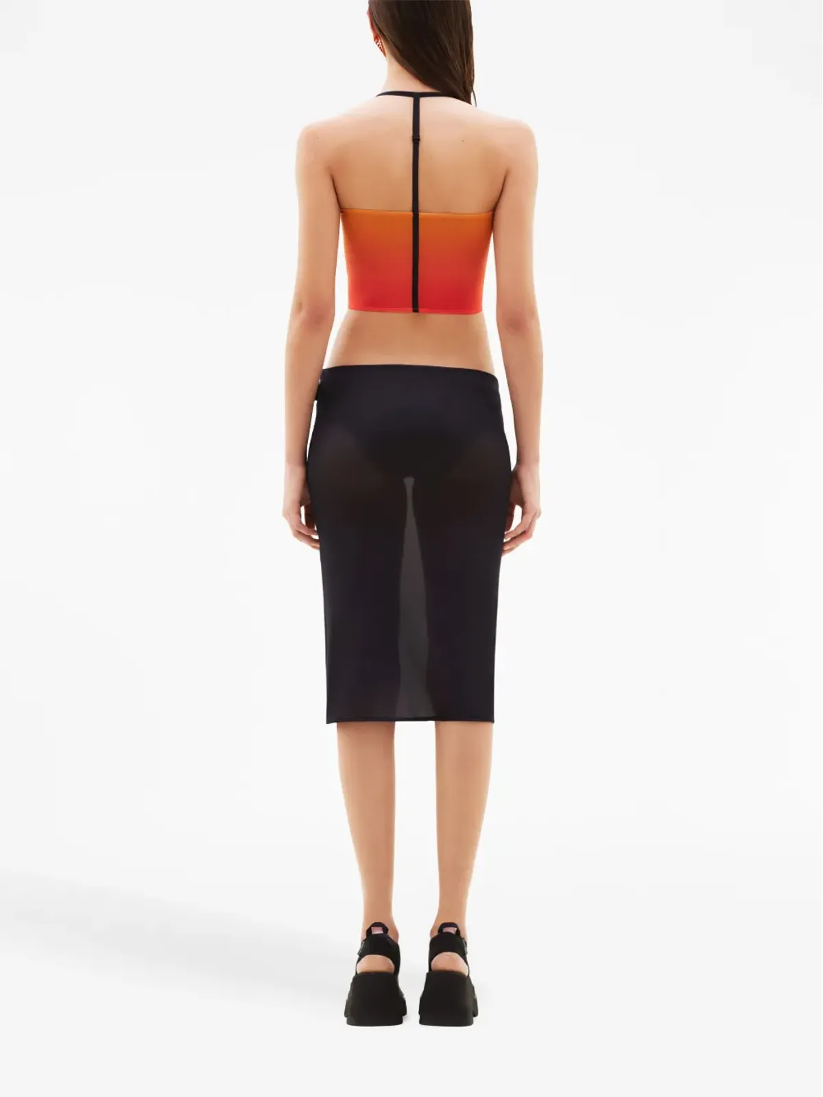 Courrèges チューブシェイプ ミディスカート - 画像4