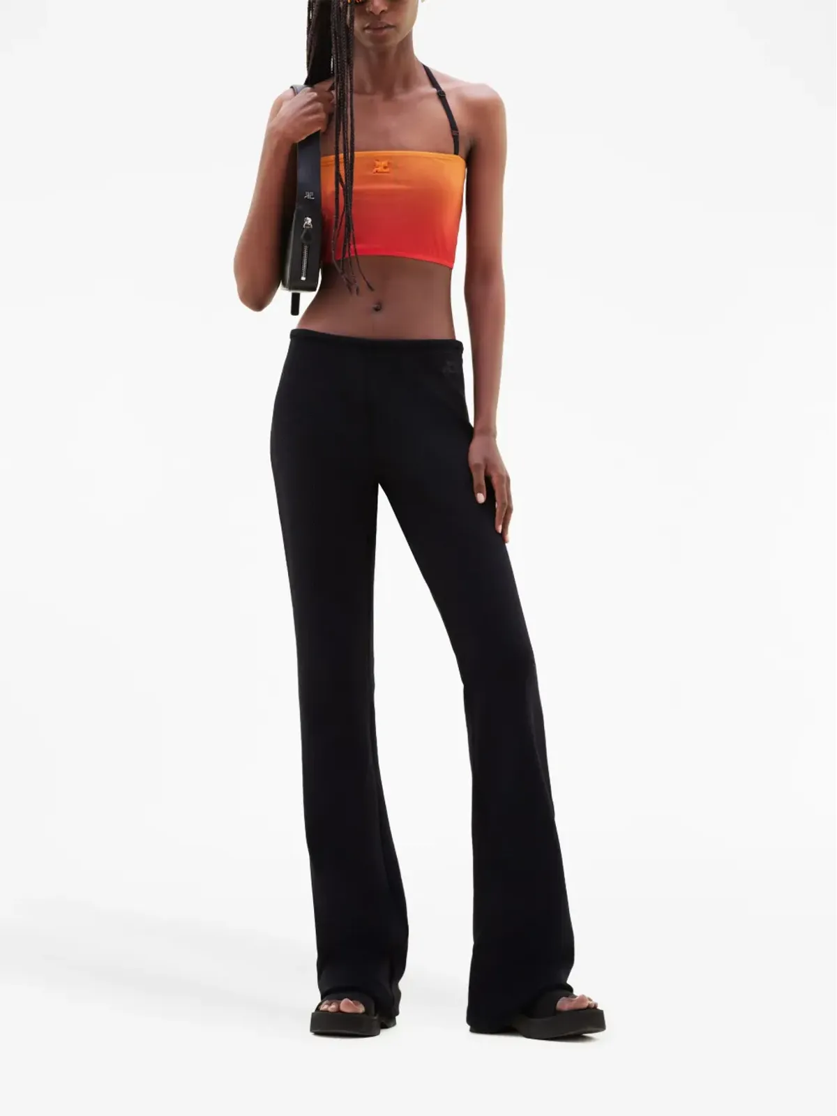 Courrèges グラデーションエフェクト バンドゥトップ - 画像2