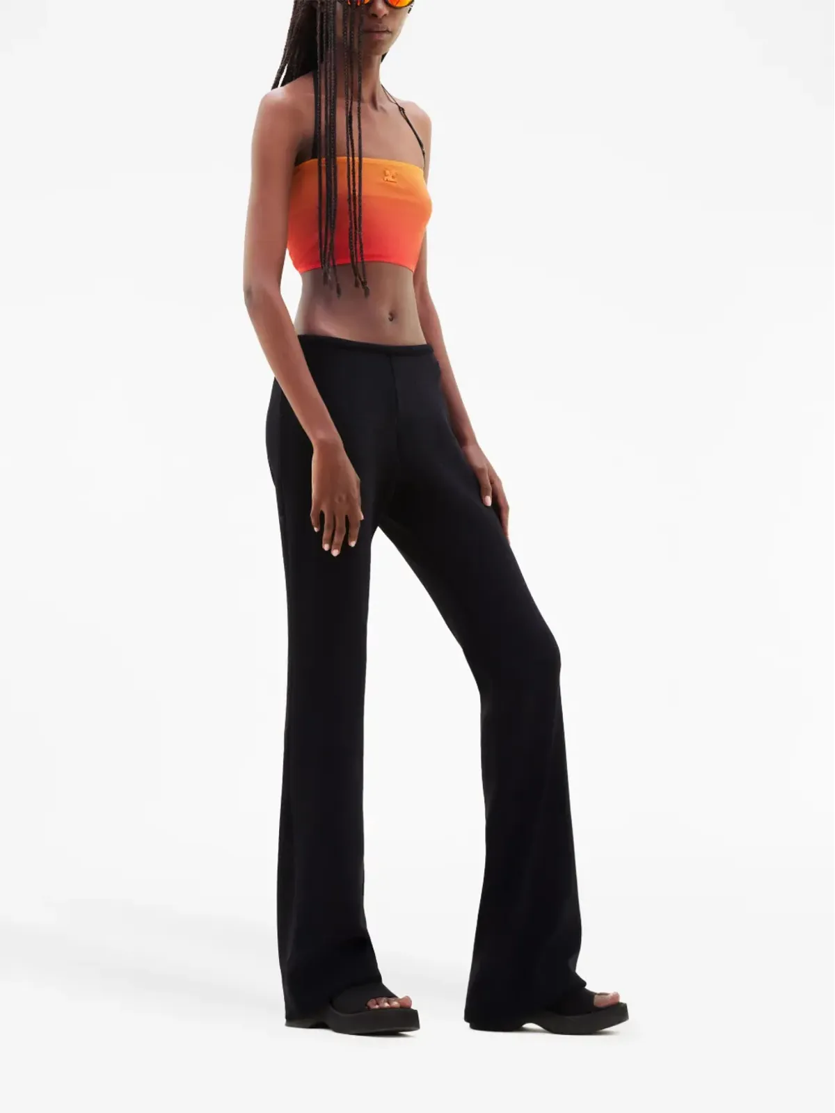 Courrèges グラデーションエフェクト バンドゥトップ - 画像3