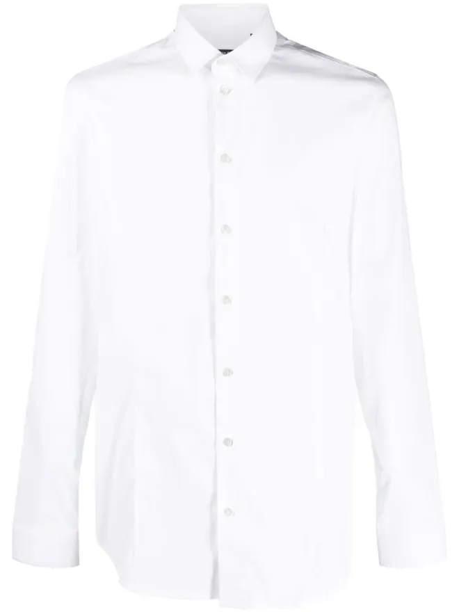 Patrizia Pepe Patrizia Pepe スリムフィット長袖シャツ - ホワイトの商品画像