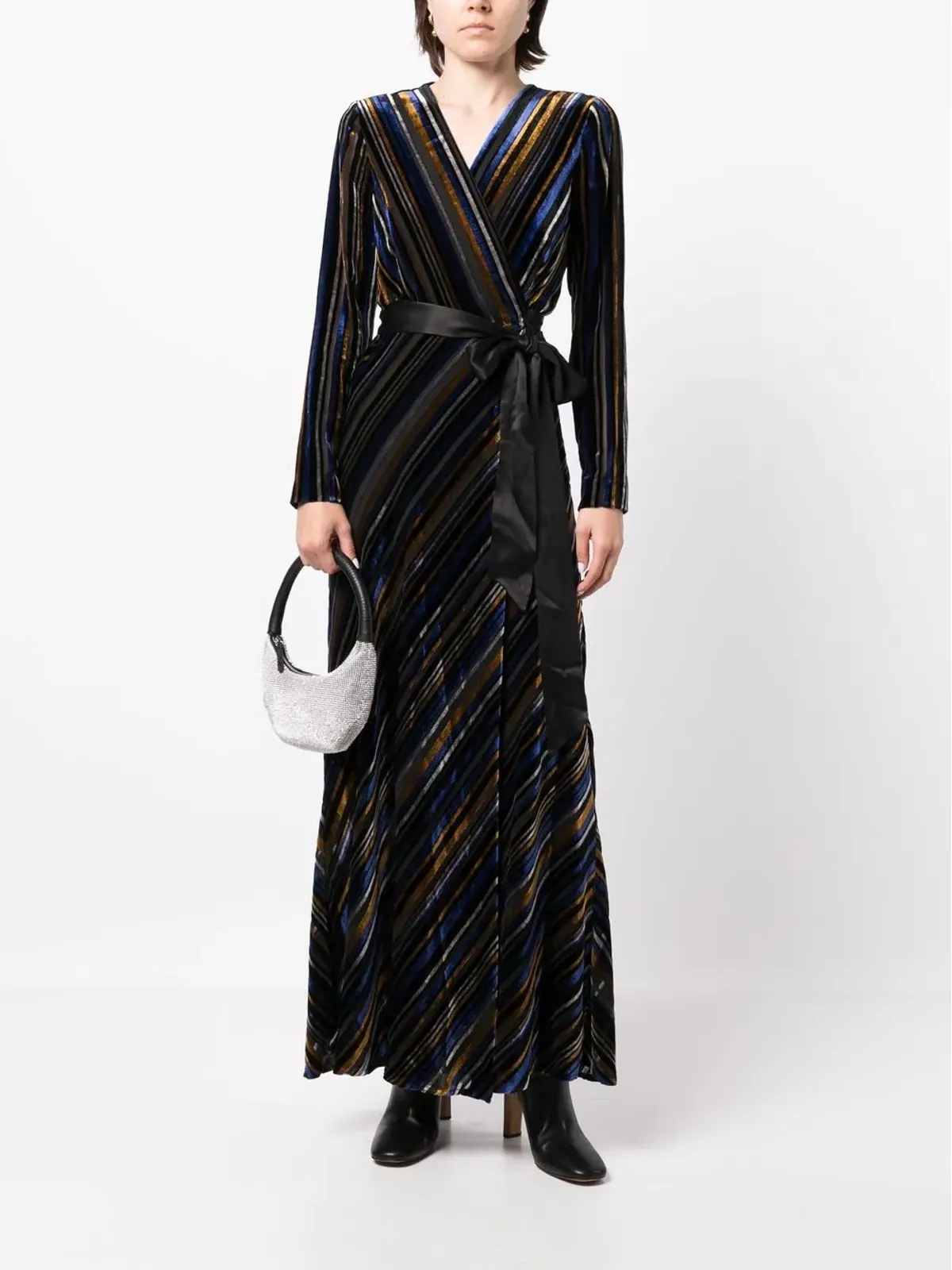 DVF Diane von Furstenberg ジャレット ラップ マキシ ドレス - 画像2
