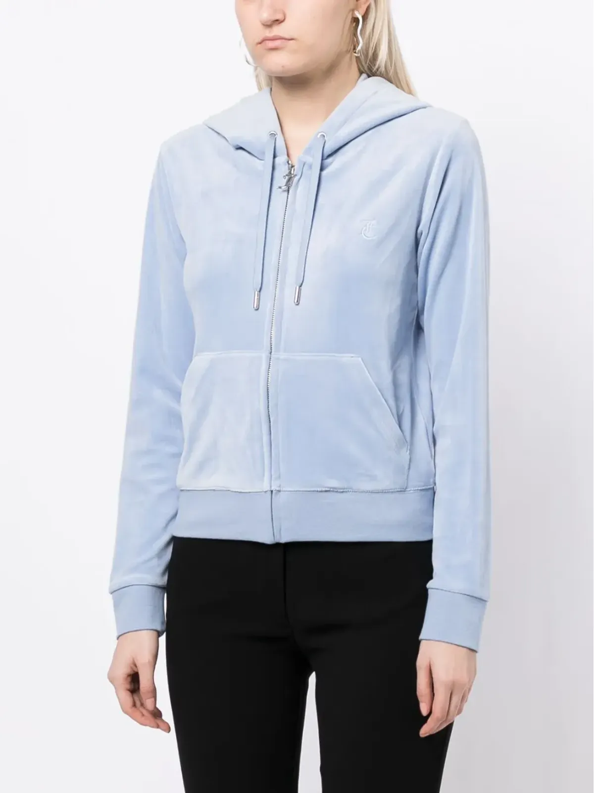 Juicy Couture ロバートソン ベルベット風フード付きパーカー - 画像3