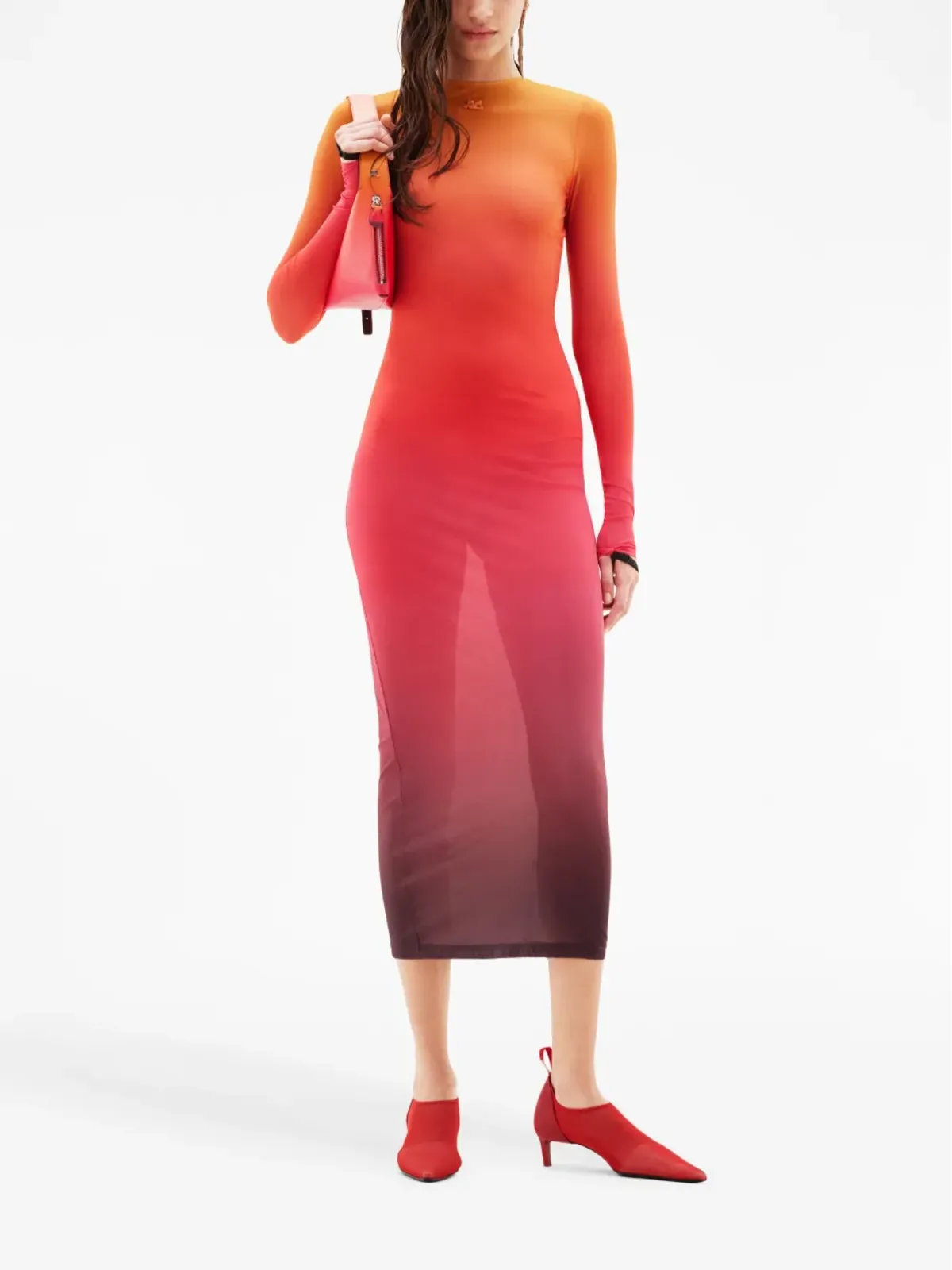 Courrèges サンセットグラデーションドレス - 画像2