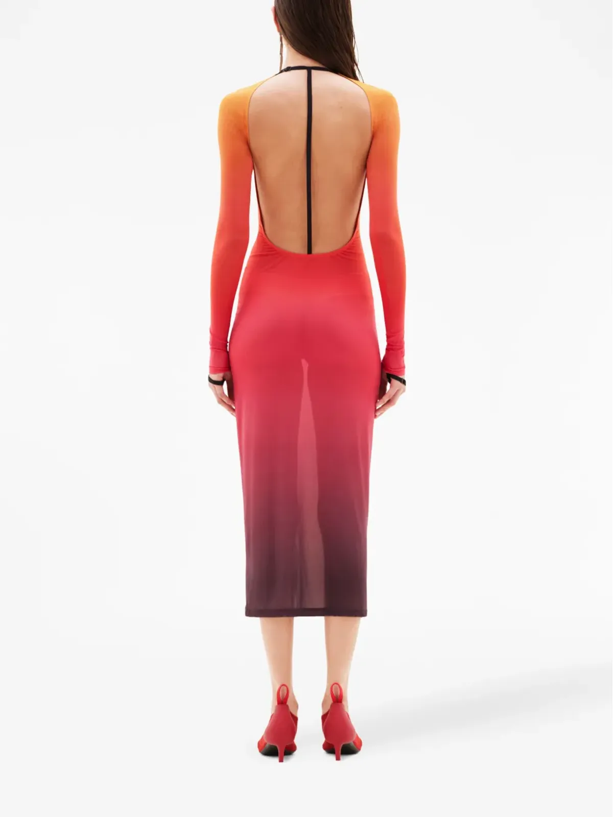 Courrèges サンセットグラデーションドレス - 画像4