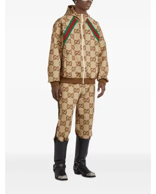 Gucci GG Supremeフード付きジャケット - Brown - サムネイル2