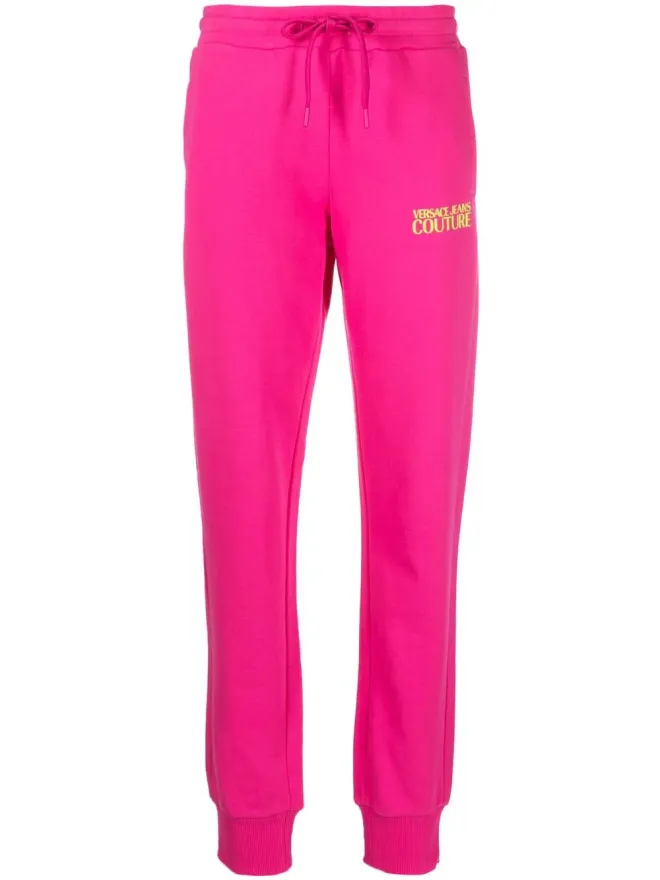 Versace Jeans Couture Versace Jeans Couture ロゴプリント コットン トラックパンツの商品画像