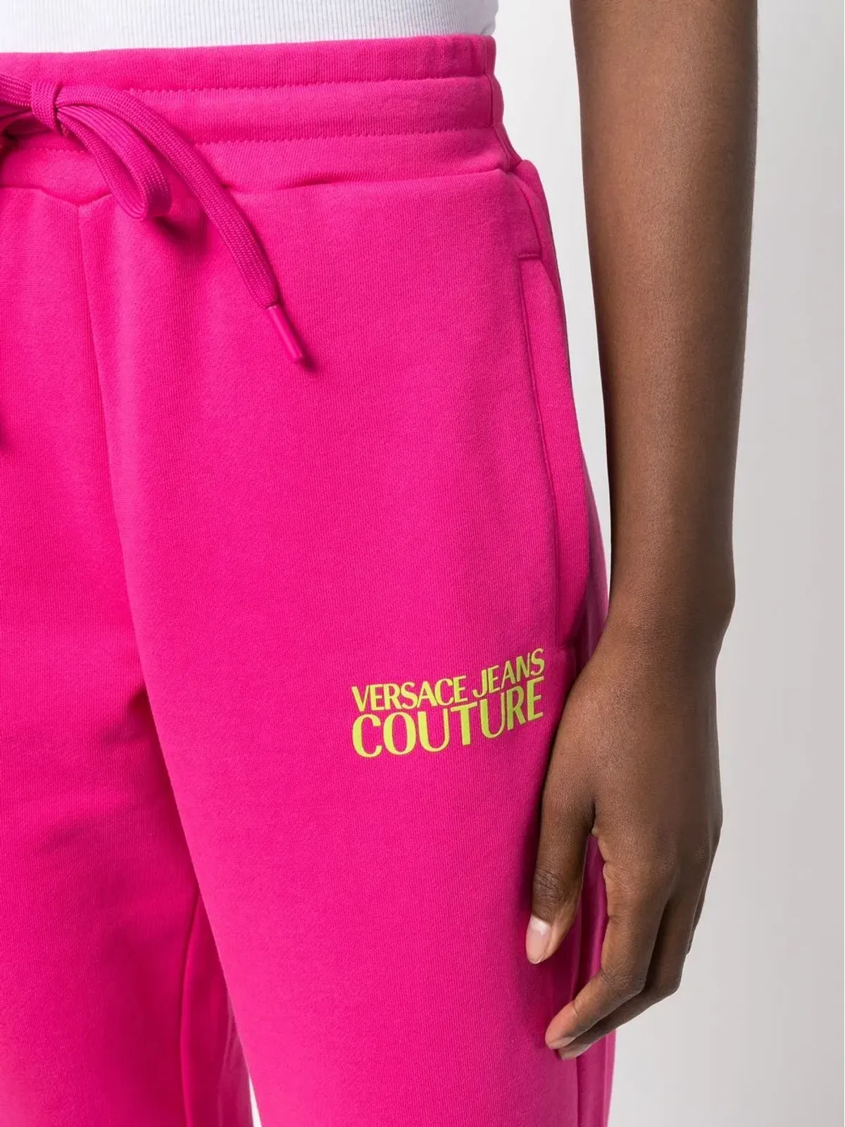 Versace Jeans Couture ロゴプリント コットン トラックパンツ - 画像5