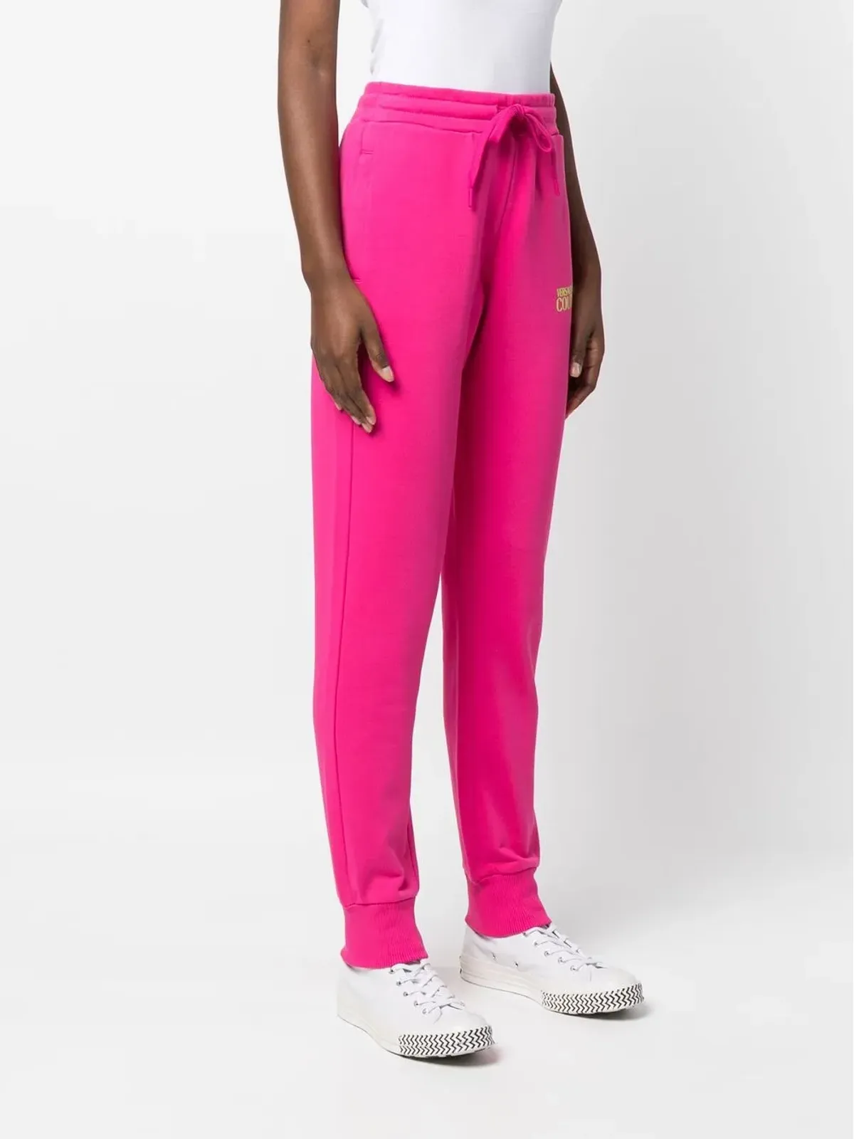 Versace Jeans Couture ロゴプリント コットン トラックパンツ - 画像3