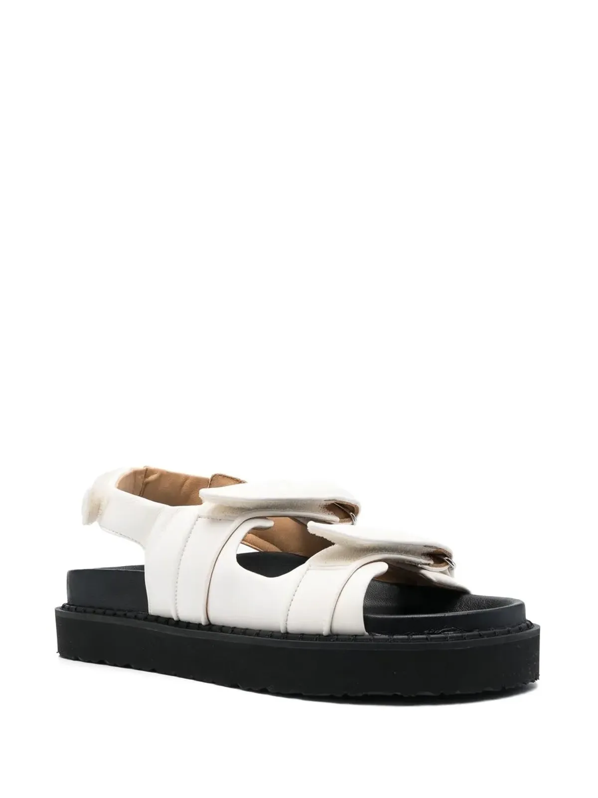 ISABEL MARANT Madee レザーサンダル - White - 画像2
