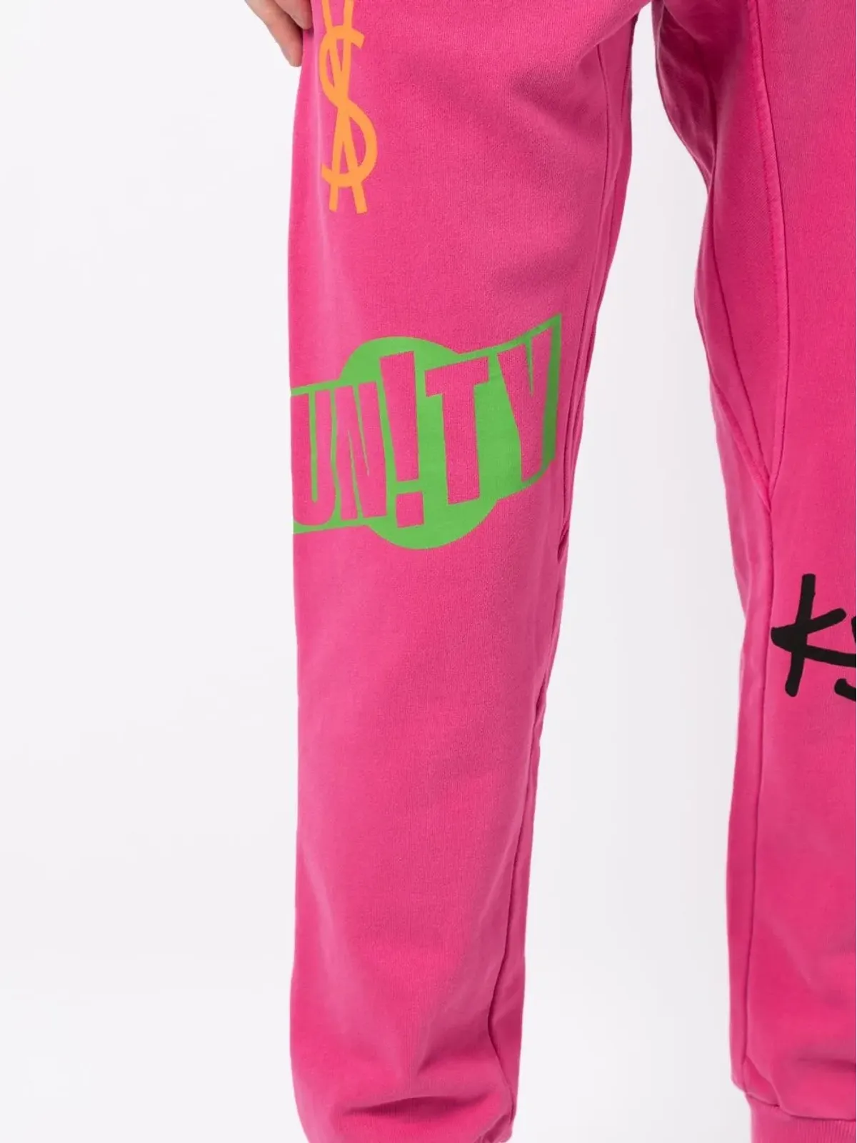 Ksubi コットン ロゴプリント トラックパンツ - 画像5
