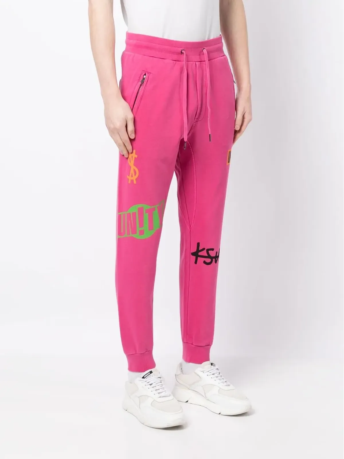Ksubi コットン ロゴプリント トラックパンツ - 画像3