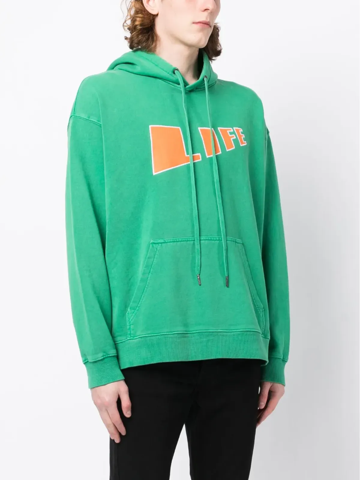 Ksubi Life コットン ドローストリングフーディ - 画像3