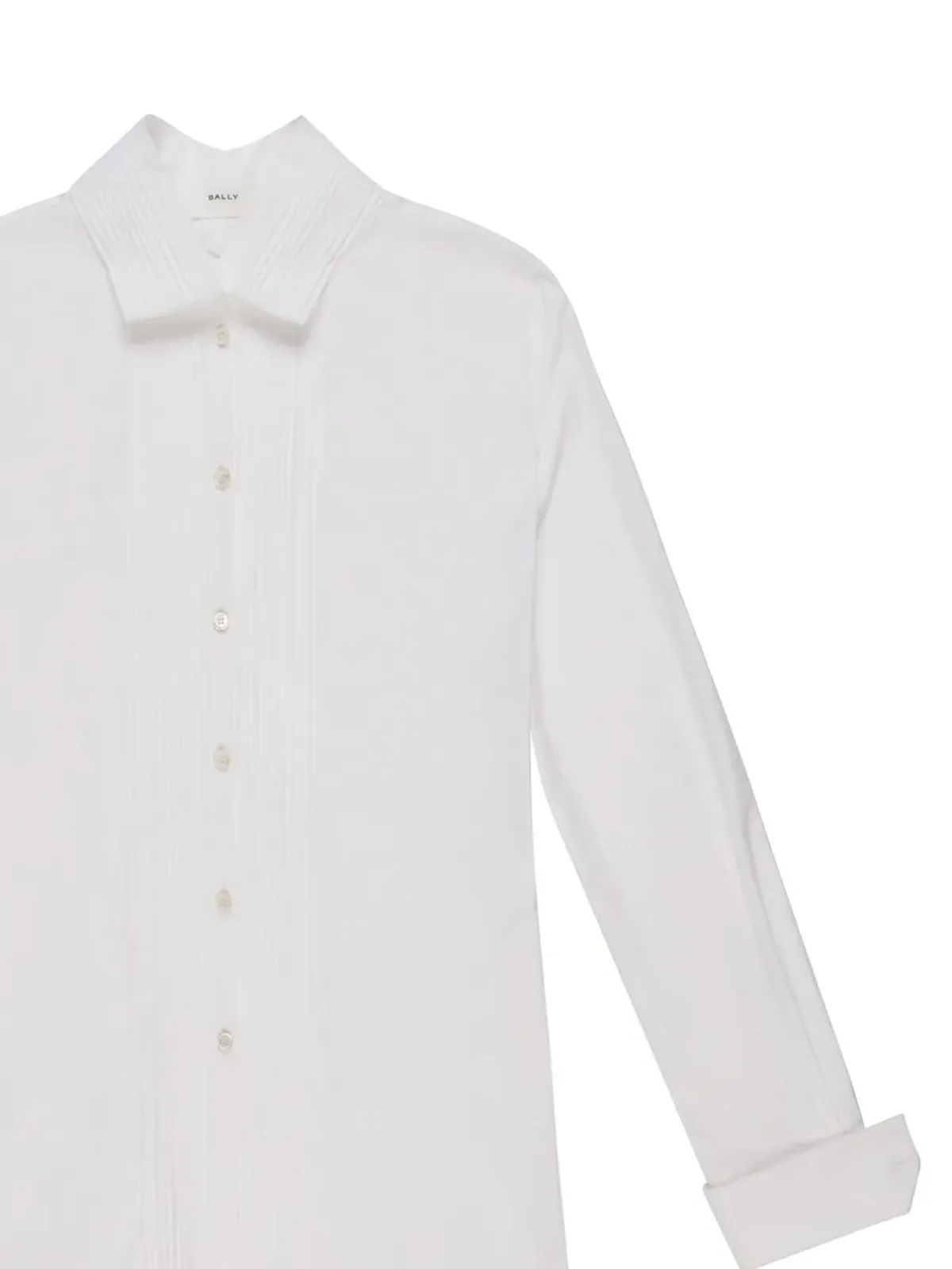 Bally ロングスリーブ ボタン付き コットンシャツ - White - 画像2