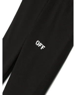Off-White Kids ロゴプリント コットンショーツ - サムネイル3