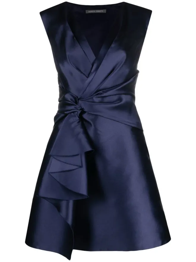 Alberta Ferretti Alberta Ferretti ノースリーブ ピンチドウェスト ドレスの商品画像