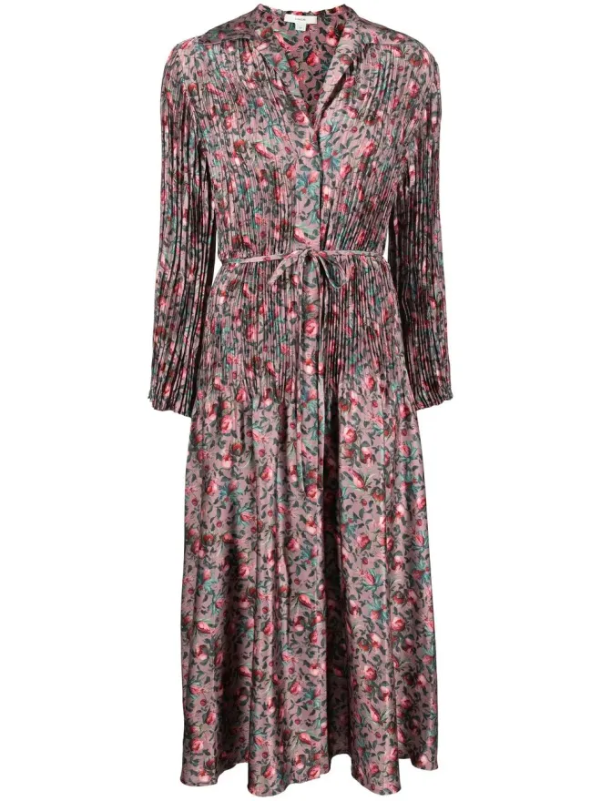 Vince Vince ベリーブルームス プリーツシャツドレスの商品画像