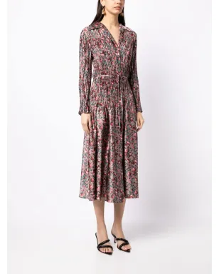Vince ベリーブルームス プリーツシャツドレス - サムネイル3