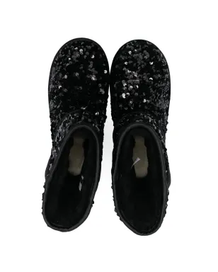 UGG Kids クラシックショート・チャンキー・スパンコール ブーツ - サムネイル3