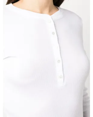 Nili Lotan ボタンフロント長袖Tシャツ - サムネイル5