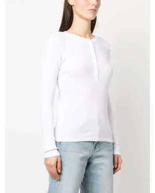 Nili Lotan ボタンフロント長袖Tシャツ - サムネイル3
