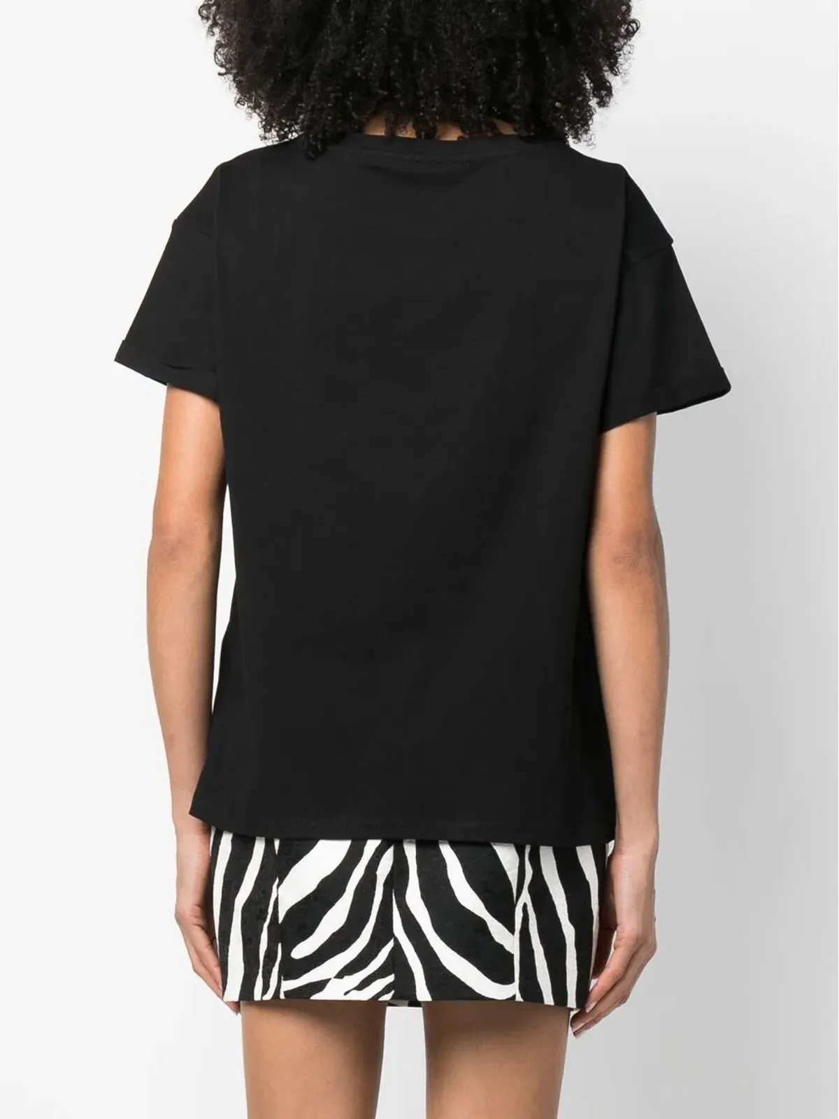 LIU JO rhinestone-embellished logo-print T-shirt - 画像4