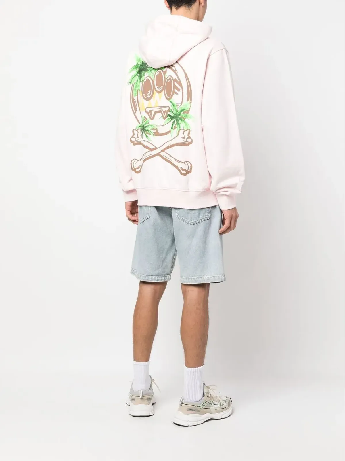 BARROW グラフィックプリント プルオーバー フーディ - 画像2
