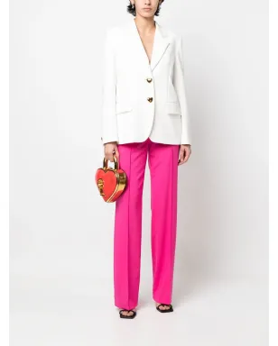 Moschino ハート型ボタン ブレザー ホワイト - サムネイル2