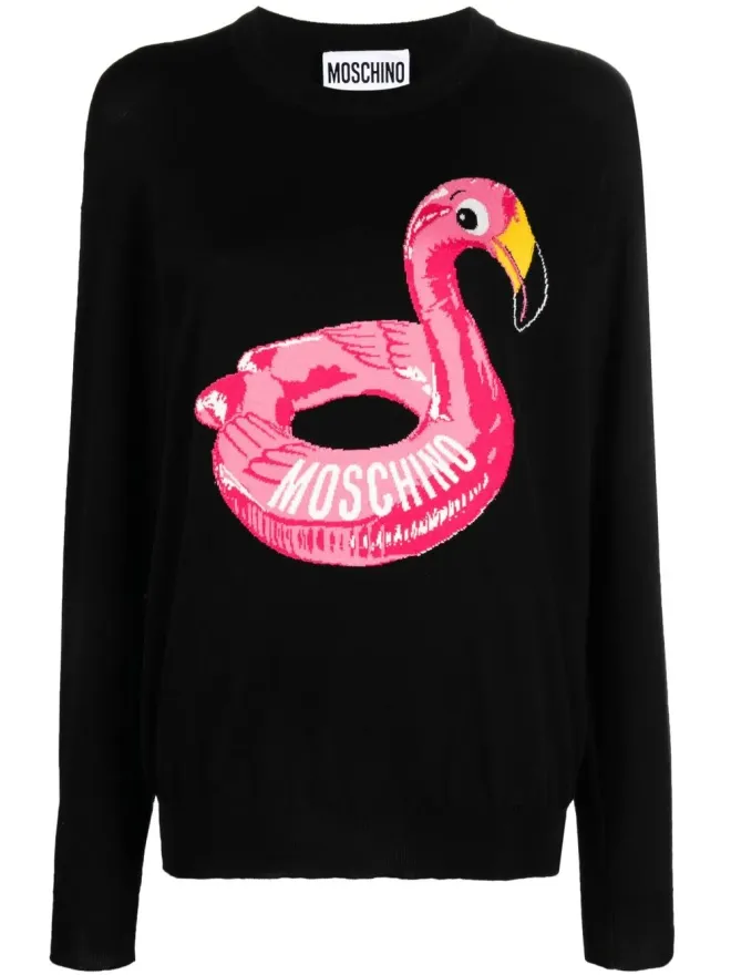 Moschino Moschino インターシャニット ロゴジャンパーの商品画像