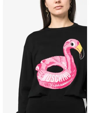 Moschino インターシャニット ロゴジャンパー - サムネイル5