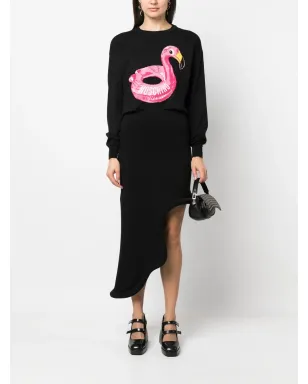 Moschino インターシャニット ロゴジャンパー - サムネイル2