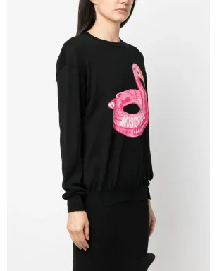 Moschino インターシャニット ロゴジャンパー - サムネイル3