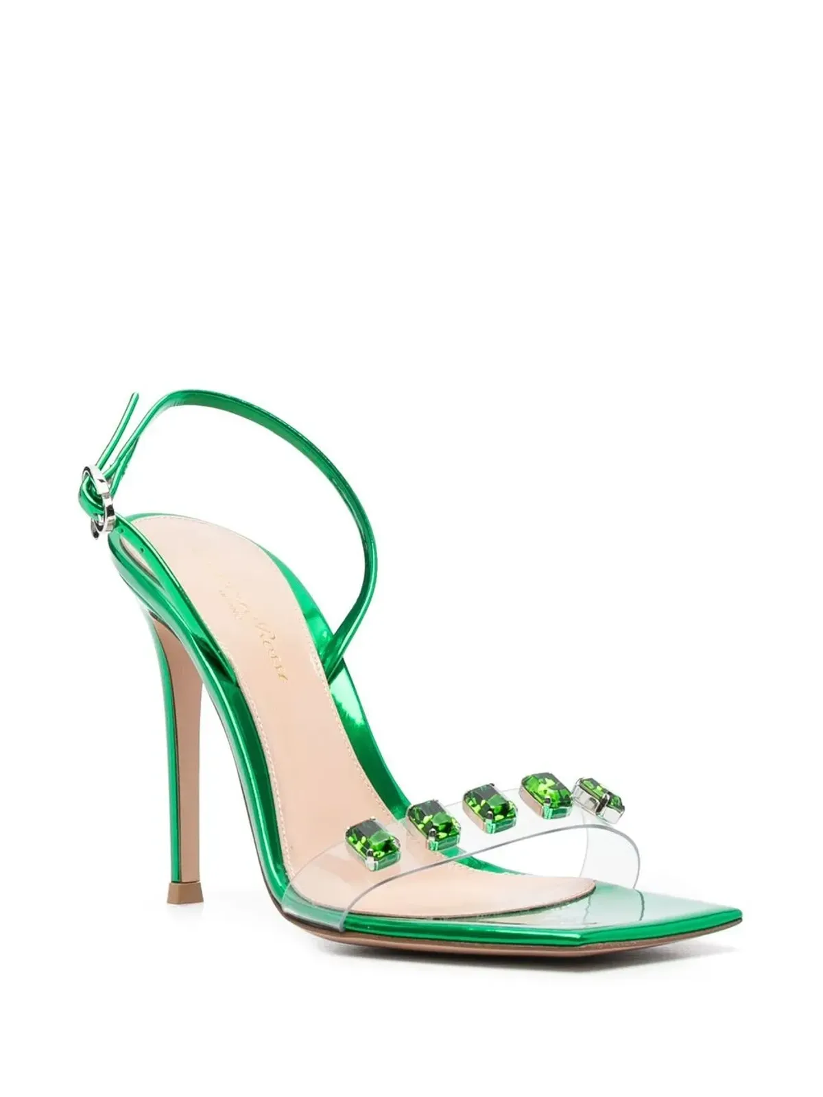 Gianvito Rossi リボンキャンディー 105mm サンダル - グリーン - 画像2