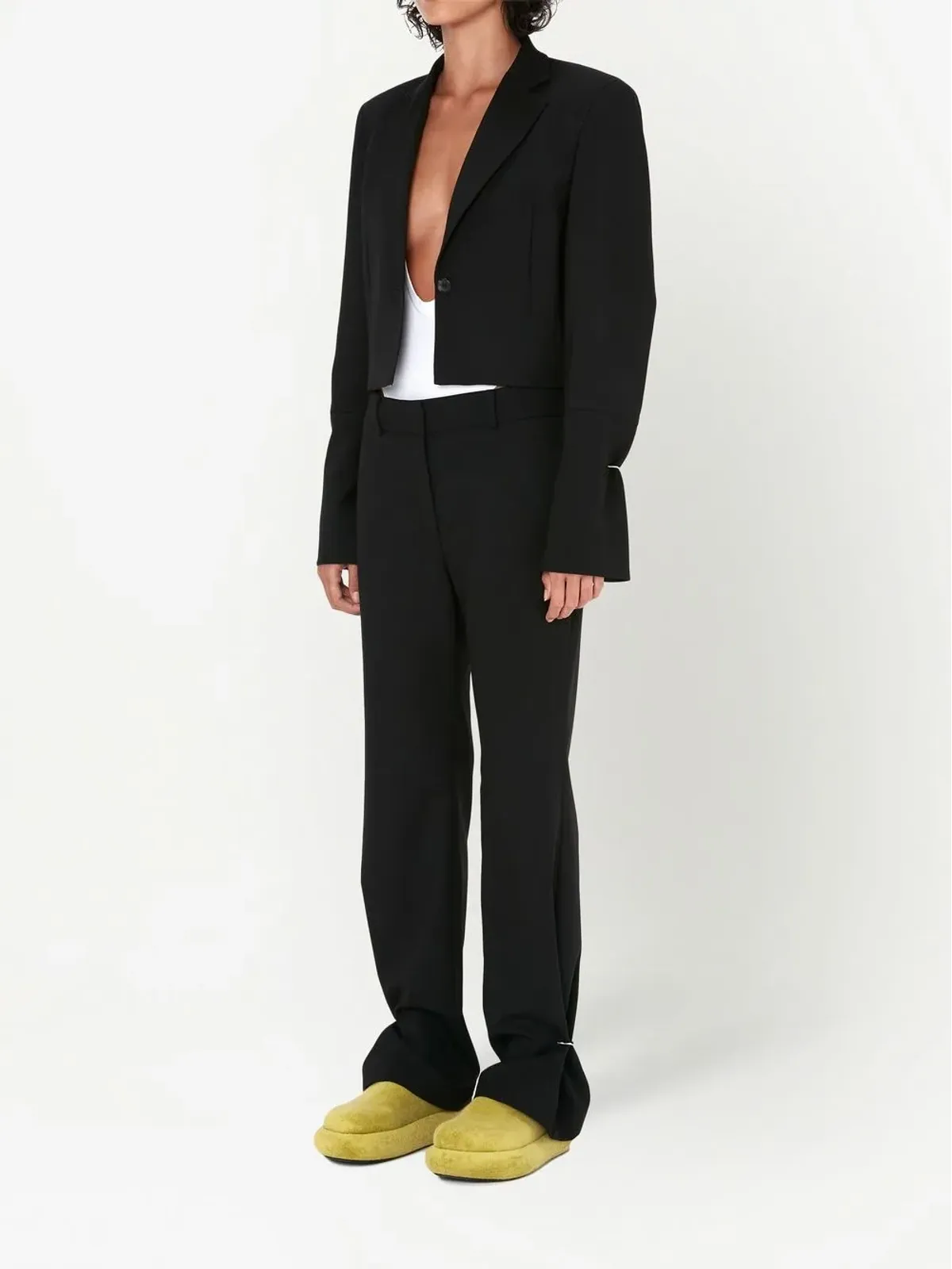 JW Anderson リングディテール クロップドブレザー - 画像2