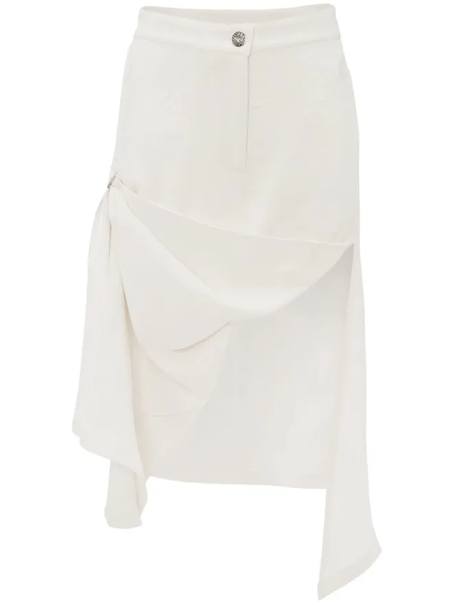 JW Anderson JW Anderson アシンメトリードレープスカートの商品画像