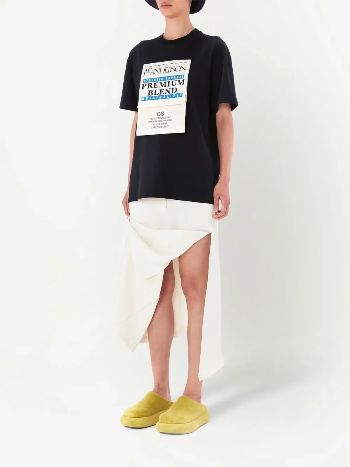 JW Anderson アシンメトリードレープスカート - 画像2