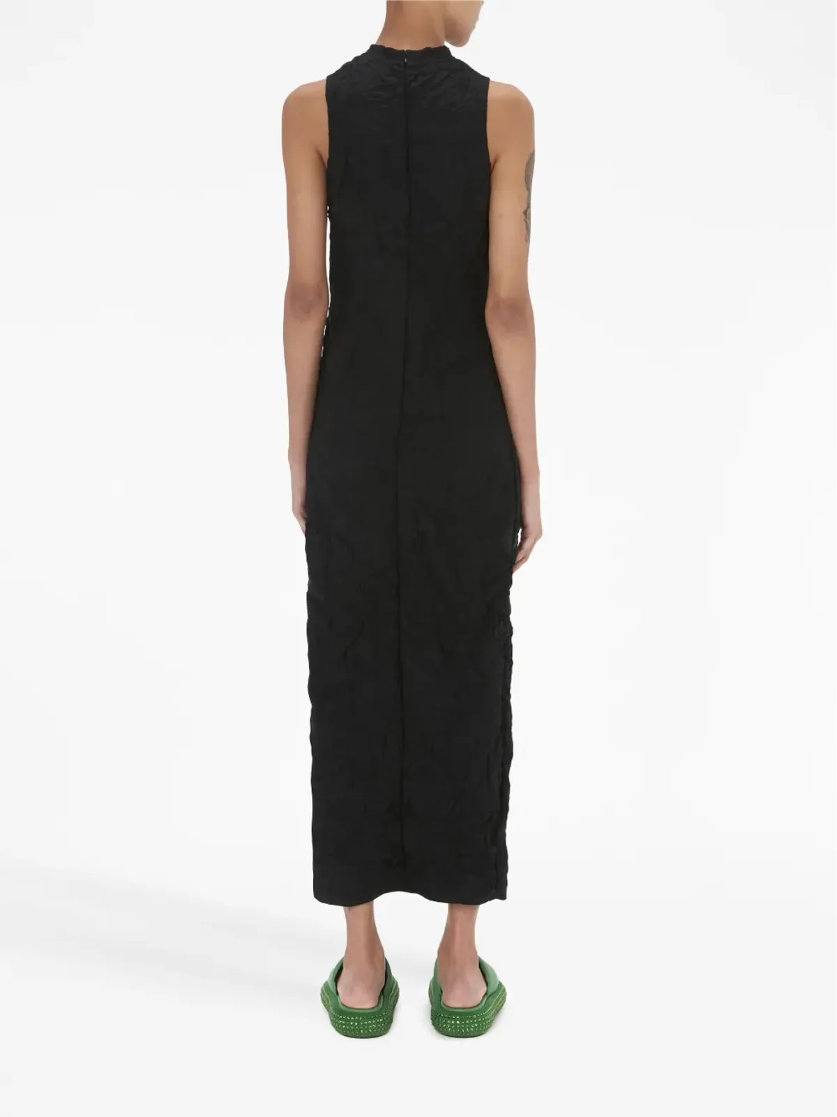 JW Anderson キーボード クリンクル仕上げドレス - 画像4