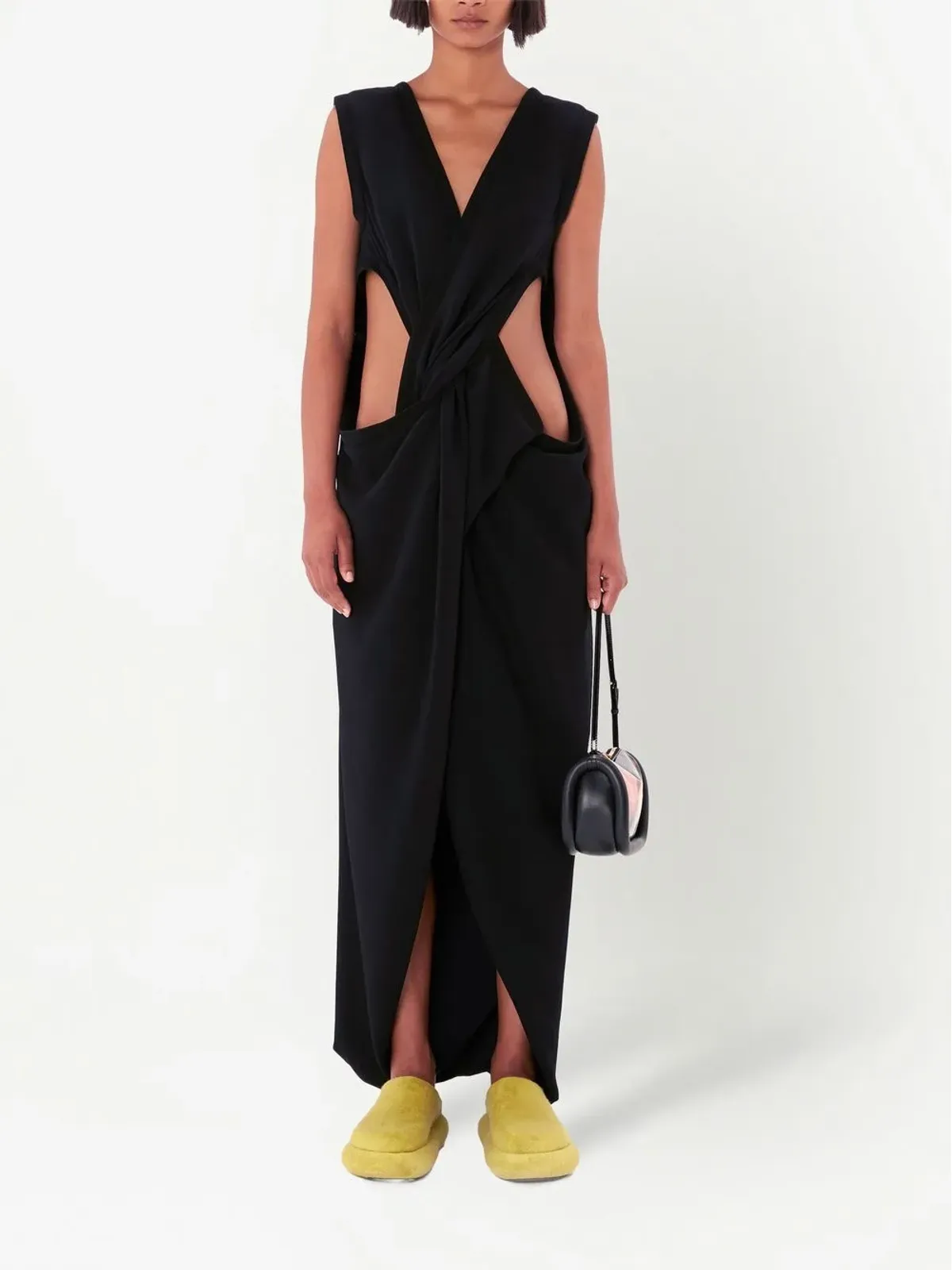 JW Anderson ツイストフロント マキシドレス - 画像2